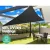 Instahut 5x5x5m Triangle Shade Sail, 280GSM Black, UV 98% Blockage, Weatherproof, Stainless Steel Buckles, 1
