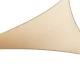 Instahut Shade Sail Triangle 3.6x3.6x3.6M Sand Beige, 100% Polyethylene, UV Block, Weather Resistant Canopy
