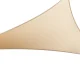 Instahut Triangle Shade Sail 6.1x6.1x6.1M Sand Beige, UV Block, Commercial Grade Cloth, Weather Resistant Canopy