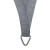 Instahut 3x5m Rectangle Shade Sail - 280GSM Grey Cloth, 98% UV Block, Weatherproof, Stainless Steel Buckles