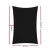 Instahut 3x6m Rectangle Black Shade Sail - 280GSM UV-Resistant Cloth with Stainless Steel Buckles, Weatherproof