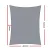 Instahut 4x5m Grey Rectangle Shade Sail, 280GSM UV-Proof Cloth with Stainless Steel Buckles, Weather Resistant