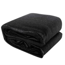 Instahut 4x6m Rectangle Shade Sail - 280GSM Black, 98% UV Block, Durable Polyethylene, All-Weather, 1-Year Warranty