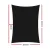 Instahut 4x6m Rectangle Shade Sail - 280GSM Black, 98% UV Block, Durable Polyethylene, All-Weather, 1-Year Warranty