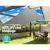 Instahut 5x6m Rectangle Shade Sail, 280GSM Grey Cloth, 98% UV Protection, Weatherproof, with Stainless Steel Buckles