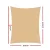 Instahut 5x6m Rectangle Shade Sail, 280GSM, Sand Beige - 98% UV Block, Weather Resistant, Commercial Grade Quality