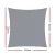 Instahut 6x6m Rectangle Shade Sail | 280GSM Grey Cloth | 98% UV Block | Weather Resistant | 1-Year Warranty