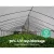 Instahut White 30% UV Shade Cloth 3.66x10m - Heavy Duty UV-Stabilised HPDE Knitted Fabric for Plants & Greenhouses