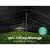 Instahut 50% UV Shade Cloth 3.66x20m - Heavy Duty Black HPDE, Tear-Resistant, Ideal for Plants & Greenhouses