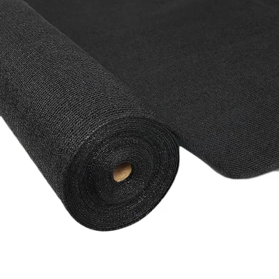 Instahut 90% UV-Stabilised Black Shade Cloth Roll 3.66x20m - Heavy Duty HDPE Mono-Tape Fabric for Home & Agriculture