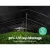 Instahut 30% UV Shade Cloth 3.66x30m - Heavy Duty Black HDPE, Tear-Resistant, UV-Stabilised for Greenhouses & F