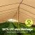 Instahut 90% Shade Cloth 1.83x30m - UV-Stabilised Beige HDPE Fabric for Garden Protection & Greenhouse Use Instahut 90% Shade Cloth 1.83x30m - UV-Stabilised Beige HDPE Fabric for Garden Protection & Greenhouse Use