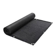 Instahut Black HDPE Shade Cloth 10x2m - UV Resistant Patio Fabric with Reinforced Corners & Easy Installation