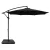 Instahut 3m Black Cantilever Umbrella with Base - UV50+ Water-Resistant Canopy, Steel Frame for Beach or Patio Instahut 3m Black Cantilever Umbrella with Base - UV50+ Water-Resistant Canopy, Steel Frame for Beach or Patio