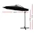 Instahut 3m Cantilever Outdoor Umbrella - UV50+ Black Polyester Canopy, Steel Frame for Garden & Beach Instahut 3m Cantilever Outdoor Umbrella - UV50+ Black Polyester Canopy, Steel Frame for Garden & Beach