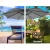 Instahut 3m Cantilever Outdoor Umbrella, Grey UV50+ Polyester Canopy, Steel Frame for Garden, Beach, Patio Shade