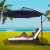 Instahut 3M Cantilever Outdoor Umbrella with Solar LED Lights, UV50+ Navy Canopy, Steel Frame, Adjustable Tilt Instahut 3M Cantilever Outdoor Umbrella with Solar LED Lights, UV50+ Navy Canopy, Steel Frame, Adjustable Tilt