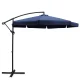 Instahut 3m Cantilever Outdoor Umbrella - Navy, UV50+ Polyester Canopy, Durable Steel Frame, Ideal for Patio & Beach