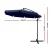 Instahut 3m Cantilever Outdoor Umbrella - Navy, UV50+ Polyester Canopy, Durable Steel Frame, Ideal for Patio & Beach