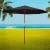 Instahut 3m Outdoor Umbrella Black, Wooden Pole, UV50+ Water-Resistant Beach Garden Patio Sun Shade Canopy