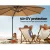 Instahut 3m Cantilever Outdoor Umbrella with 360° Tilt, UV50+ Beige Canopy, Durable Steel Frame, Water-Resistant Fabric Instahut 3m Cantilever Outdoor Umbrella with 360° Tilt, UV50+ Beige Canopy, Durable Steel Frame, Water-Resistant Fabric