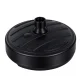 Instahut Outdoor Umbrella Base Weight, Fillable PE Plastic Stand, Fits 35-38mm Poles, 12kg Water Filled Stability, Black