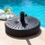 Instahut Outdoor Umbrella Base Weight - Sturdy PE Plastic, Fillable, Fits 30-48mm Poles, 22kg Water-Filled Stability