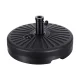 Instahut Outdoor Umbrella Base Weight - Sturdy PE Plastic, Fillable, Fits 30-48mm Poles, 22kg Water-Filled Stability