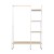 Artiss 150cm Wardrobe Clothes Rack & Airer | Sturdy Powder-Coated Metal, Anti-Slip Design, Eco-Friendly MDF Shelves