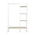 Artiss 150cm Wardrobe Clothes Rack & Airer | Sturdy Powder-Coated Metal, Anti-Slip Design, Eco-Friendly MDF Shelves