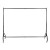 Artiss 6FT Black Metal Clothes Rack Airer Coat Stand with Wheels - Sturdy, Anti-Slip, Rust-Resistant, 60kg Capacity