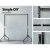 Artiss 6FT Black Metal Clothes Rack Airer Coat Stand with Wheels - Sturdy, Anti-Slip, Rust-Resistant, 60kg Capacity