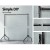Artiss 6FT Black Metal Clothes Rack Airer Coat Stand with Wheels - Sturdy, Anti-Slip, Rust-Resistant, 60kg Capacity