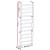 Artiss Eric Over Door Shoe Rack Organiser, 24 Pairs, 12-Tier, Metal & PP, Tool-Free Assembly, 50.4x16.4x173