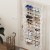Artiss Eric Over Door Shoe Rack Organiser, 24 Pairs, 12-Tier, Metal & PP, Tool-Free Assembly, 50.4x16.4x173