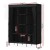 Artiss Large Portable Fabric Wardrobe with Shelves, Metal Frame, 124x42x173cm, Black - DIY Closet Storage Solution