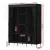 Artiss Large Portable Fabric Wardrobe with Shelves, Metal Frame, 124x42x173cm, Black - DIY Closet Storage Solution Artiss Large Portable Fabric Wardrobe with Shelves, Metal Frame, 124x42x173cm, Black - DIY Closet Storage Solution