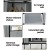 Artiss Large Portable Clothes Closet Wardrobe, Metal Frame, Non-Woven Fabric, Grey, 124x42x173 cm, DIY Assembly