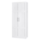 Artiss 2 Door Buffet Sideboard Cupboard Cabinet Pantry White - Versatile 180cm Tall Storage Solution, Easy Assembly