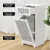 Artiss White Rattan Laundry Hamper Cabinet - Bathroom Storage with Tilt-Out Door, Drawer & Removable Basket, 40x41x90cm