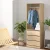 Artiss Pine Wardrobe Organiser: 3 Drawers, Metal Hanging Rail, 15mm Particle Board, Compact 60x48x185cm Design Artiss Pine Wardrobe Organiser: 3 Drawers, Metal Hanging Rail, 15mm Particle Board, Compact 60x48x185cm Design