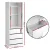 Artiss White Built-In Wardrobe Closet Organiser, 3 Drawers, Metal Rail, 15mm Particleboard, 60x48x185cm, Easy Assembly