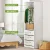Artiss White Built-In Wardrobe Closet Organiser, 3 Drawers, Metal Rail, 15mm Particleboard, 60x48x185cm, Easy Assembly