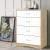 Artiss 4 Drawer Chest, Melamine Finish, White & Oak, 70x40x93cm - Stylish & Durable Storage Solution