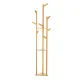 Artiss Bamboo Clothes Rack Coat Stand with 9 Hooks, 3-Tier Tree Design, 36x36x165cm, Anti-Slip, Easy Assembly