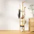 Artiss Bamboo Clothes Rack Coat Stand with 9 Hooks, 3-Tier Tree Design, 36x36x165cm, Anti-Slip, Easy Assembly