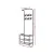Artiss 179cm Metal Clothes Rack & Coat Stand - Stylish Black Hanger with 3-Tier Shelving & 8 Hooks for Versatile Storage