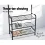 Artiss 179cm Metal Clothes Rack & Coat Stand - Stylish Black Hanger with 3-Tier Shelving & 8 Hooks for Versatile Storage