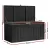 Gardeon 830L Outdoor Storage Box & Bench - Weather-Resistant, All Black, Lockable, 2-in-1 Design, Easy Assembly