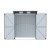 Giantz Garden Shed 1.62x1m Outdoor Storage Workshop, Galvanised Steel, Double Door, Lockable, Grey, Weatherproof